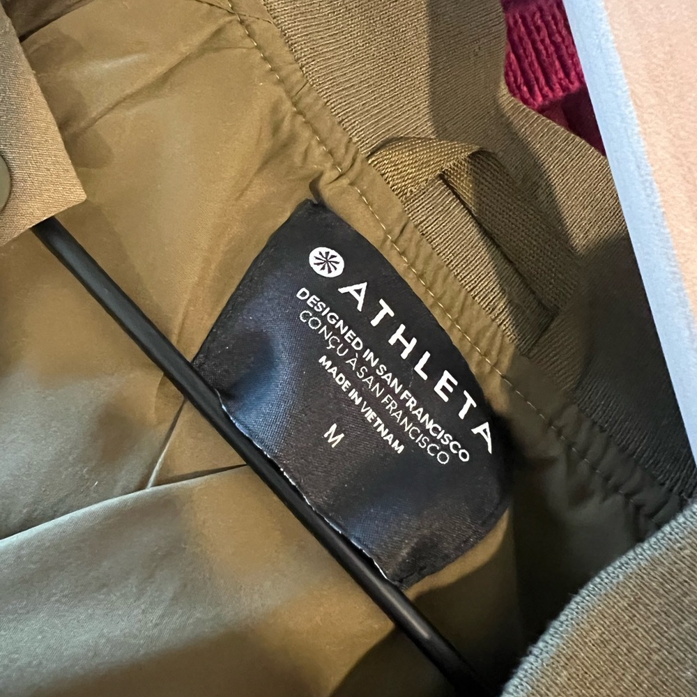 Athleta Women's Olive Bomber Jacket - Picture 4 of 4